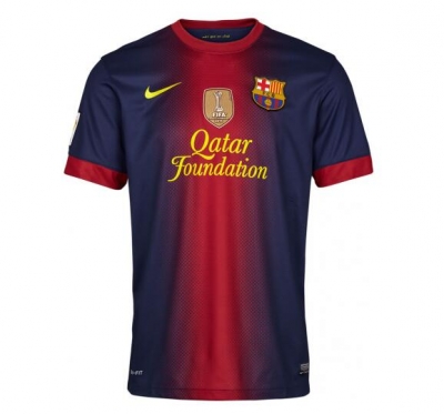 Retro 2012-13 Barcelona Home Soccer Jersey Shirt