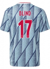 Daley Blind 17 Ajax 20-21 Away Soccer Jersey Shirt