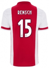 Devyne Rensch 15 Ajax 20-21 Home Soccer Jersey Shirt