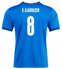 BIRKIR BJARNASON #8 2020 EURO Iceland Home Cheap Soccer Jerseys Shirt