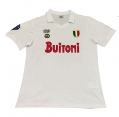 Retro 87-88 Napoli White Soccer Jersey Shirt