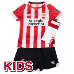 18-19 PSV Eindhoven Home Children Soccer Whole Kit Shirt + Shorts + Socks
