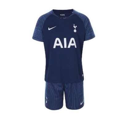 18-19 Tottenham Hotspur Away Children Soccer Jersey Kit Shirt + Shorts