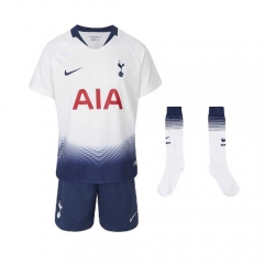 18-19 Tottenham Hotspur Home Children Soccer Whole Kit Shirt + Shorts + Socks