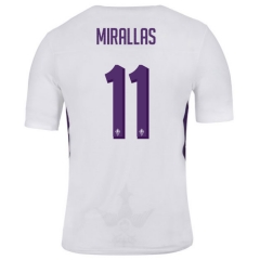 18-19 Fiorentina MIRALLAS 11 Away Soccer Jersey Shirt
