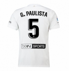 18-19 Valencia G. PAULISTA 5 Home Soccer Jersey Shirt