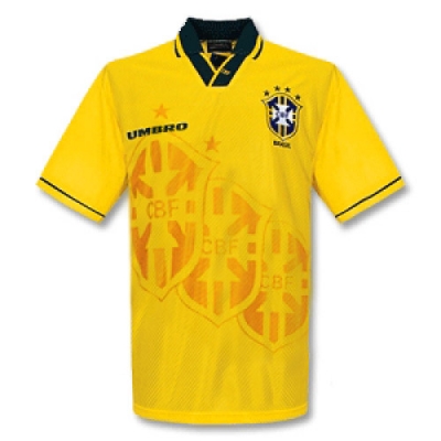 Brazil 1993/1994 Home Retro Soccer Jersey Shirt