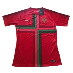 Portugal 2018 World Cup Pre-Match Red Soccer Jersey Shirt