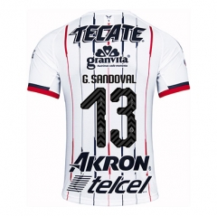 18-19 Deportivo Guadalajara Chivas SANDOVAL 13 Away Soccer Jersey Shirt