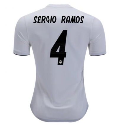 18-19 Sergio Ramos Real Madrid Home Soccer Jersey Shirt