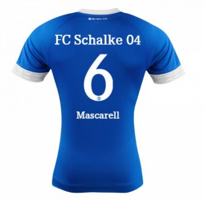 18-19 FC Schalke 04 Omar Mascarell 6 Home Soccer Jersey Shirt