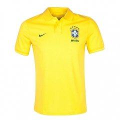 Brazil 2018 World Cup Yellow Polo Shirt