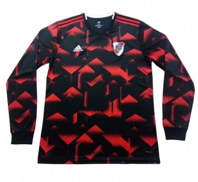 River Plate 2019/2020 Away Long Sleeve Soccer Jersey Shirt