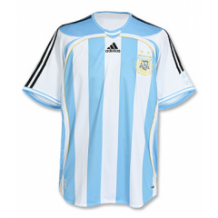 Retro 2006 Argentina Home Soccer Jersey Shirt