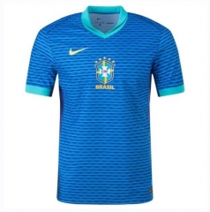 Player Version 2024 Copa America Brazil Away Soccer Jersey Shirt