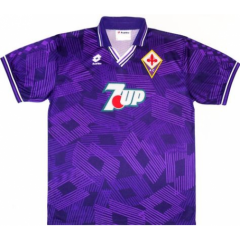 Retro 92-93 Fiorentina Home Soccer Jersey Shirt