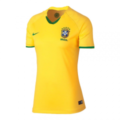 Women Brazil 2019 FIFA World Cup Home Soccer Jersey Shirt