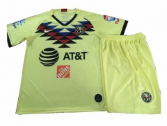 Children 19-20 Club America Aguilas Home Soccer Kit (Shirt + Shorts)