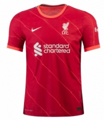 Player Version 21-22 Liverpool Home Soccer Jersey Shirt