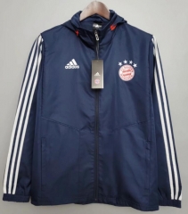 21-22 Bayern Munich Royal Windrunner Hoodie Jacket
