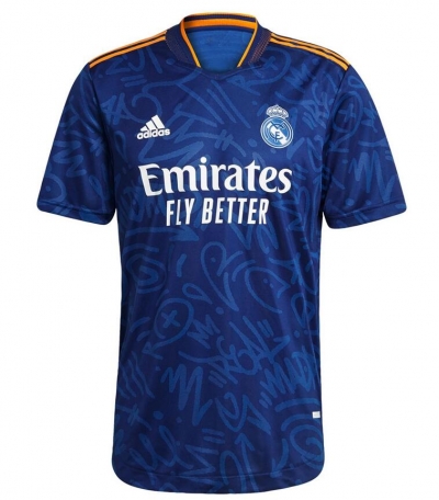 Player Version 21-22 Real Madrid Away Soccer Jersey Shirt