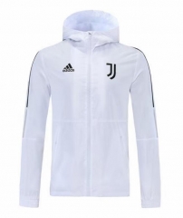 21-22 Juventus White Windbreaker Jacket