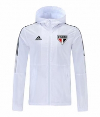 21-22 Sao Paulo White Windbreaker Jacket