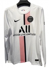Long Sleeve 21-22 PSG Away Soccer Jersey Shirt