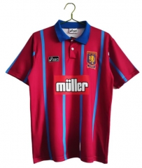 Retro 1993-95 Aston Villa Home Soccer Jersey Shirt