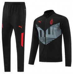 22-23 AC Milan Black Training Jacket and Pants