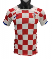 Player Version 2022 Croatia Home Cheap Soccer Jerseys Shirt