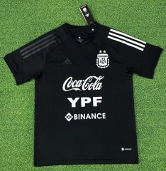 2022 World Cup Argentina Black Training Shirt