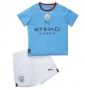Children 22-23 Manchester City Home Soccer Uniforms