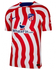 Player Version 22-23 Atletico Madrid Home Soccer Jersey Shirt