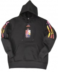 2022 World Cup Belgium Black Hoodie Sweater