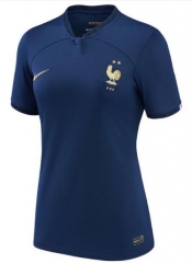 Women 2022 World Cup France Home Soccer Jersey Shirt