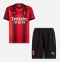 Children 23-24 AC Milan Home Soccer Uniforms