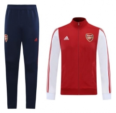 20-21 Arsenal Red White Jacket and Pants