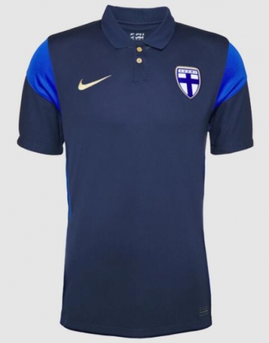 2020 EURO Finland Away Cheap Soccer Jerseys Shirt