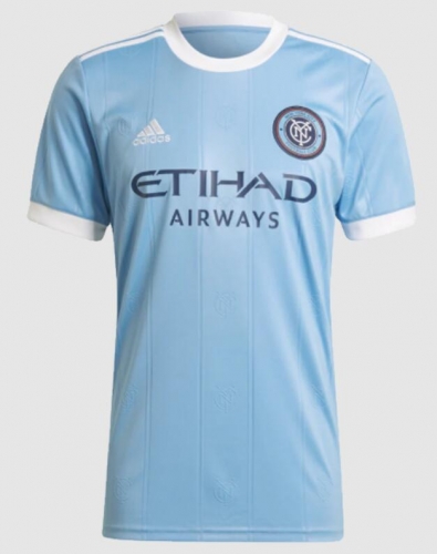 21-22 New York City FC Home Soccer Jersey Shirt