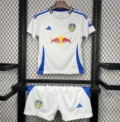 Children 24-25 Leeds United Home Soccer Uniforms