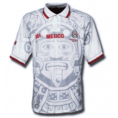 Mexico 1998 Away Retro Soccer Jersey Shirt