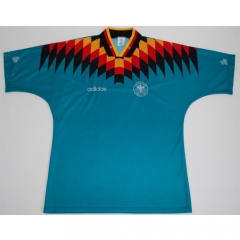 West Germany 1994 Away Green Retro Soccer Jersey Shirt