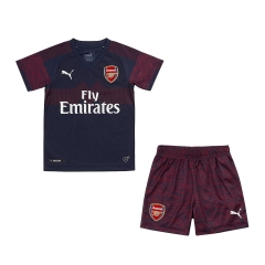 18-19 Arsenal Away Children Soccer Jersey Kit Shirt + Shorts