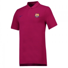 18-19 Barcelona Burgundy Polo Shirt