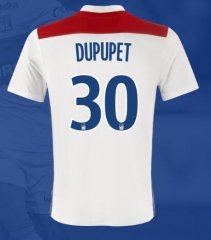 18-19 Olympique Lyonnais DUPUPET 30 Home Soccer Jersey Shirt