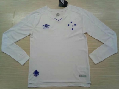 Cruzeiro 2019/2020 Away Long Sleeve Soccer Jersey Shirt