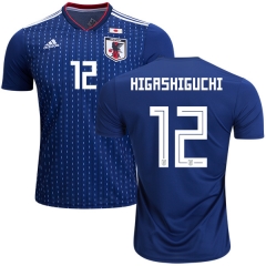Japan 2018 World Cup MASAAKI HIGASHIGUCHI 12 Home Soccer Jersey Shirt