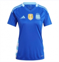 Women 2024 Copa America Argentina Away Soccer Jersey Shirt