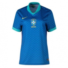 Women 2024 Copa America Brazil Away Soccer Jersey Shirt